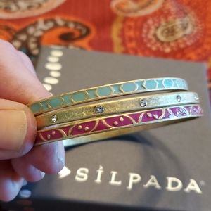 Silpada bracelets set of three